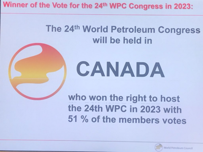 Kalgari domaćin 24. Svetskog naftnog kongresa 2023. godine